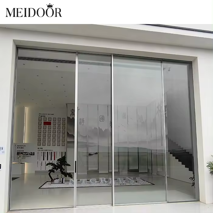 Wholesale Exterior Conceal Patio Large Frameless Panorama Glass ...