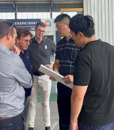 Australian Clients Visit Meidoor Factory  (3)