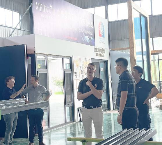 Australian Clients Visit Meidoor Factory  (4)